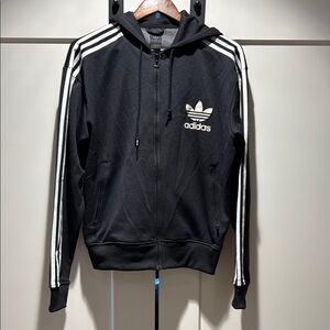 Adidas Black Hooded Jacket